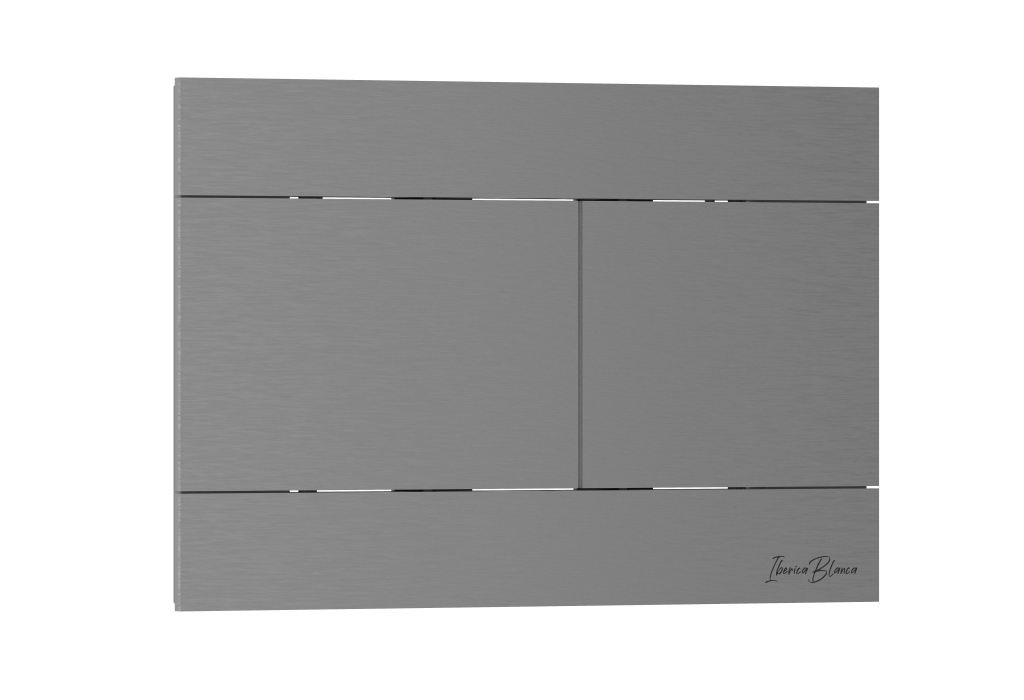 Клавиша смыва INOX-R Iberica Blanca вороненая сталь