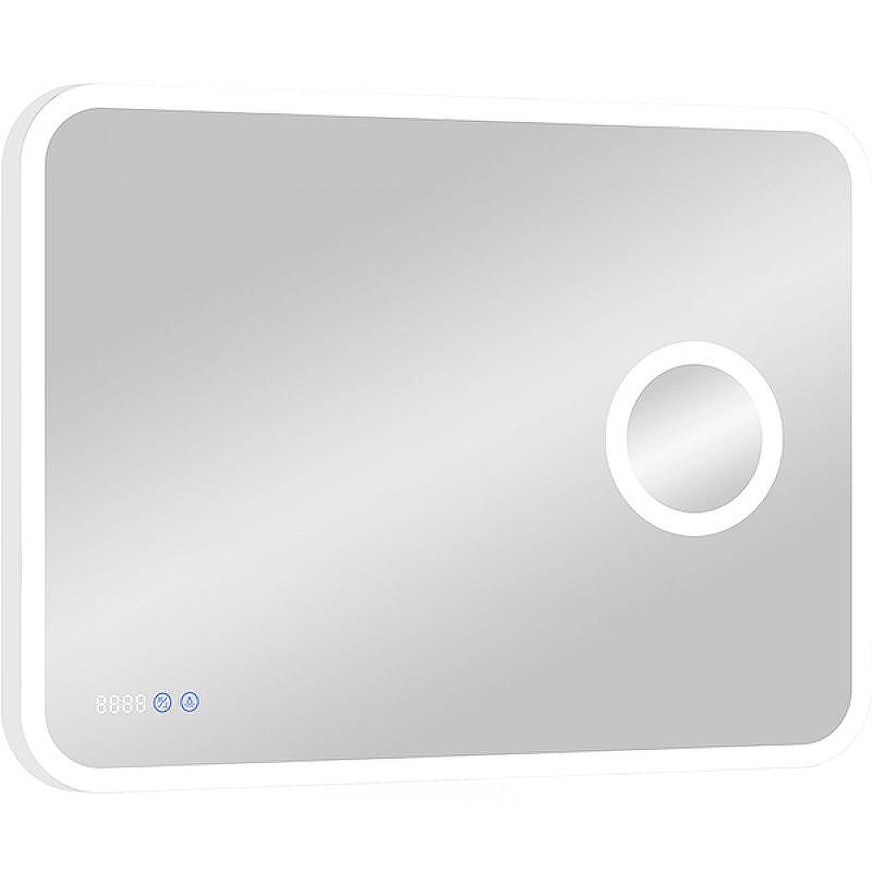 Зеркало Bliss 800*700 с увеличит.зеркалом и часами