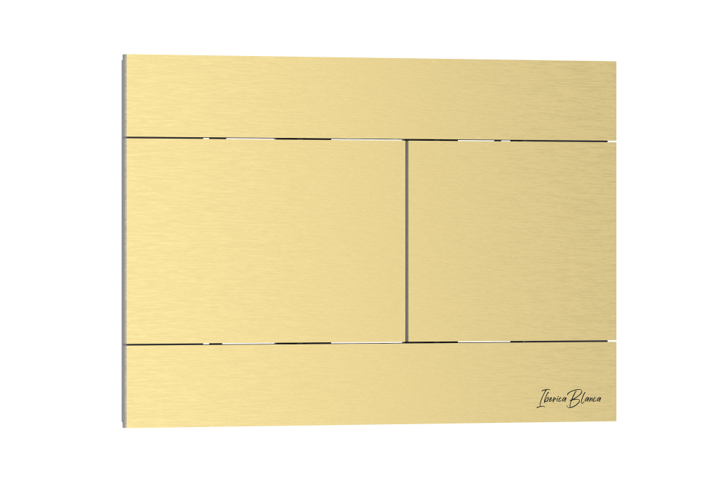 Клавиша смыва INOX-R Iberica Blanca зол.мат.