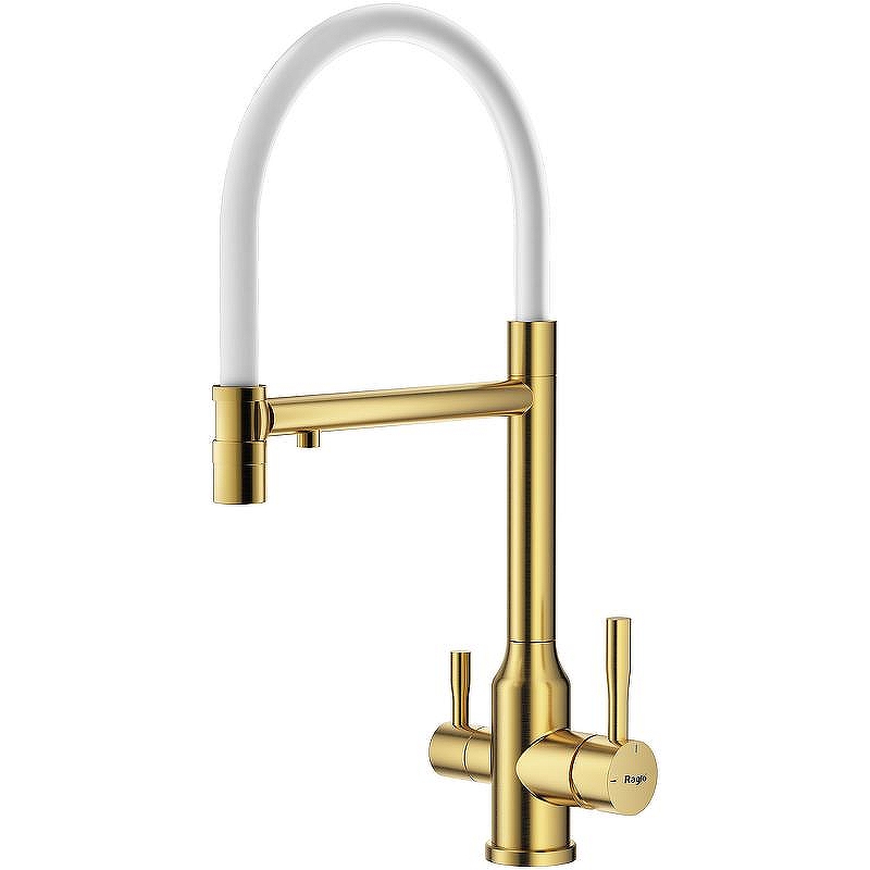 Смеситель д/кухни R81.63.03 с фильтром на магните сатин зол.