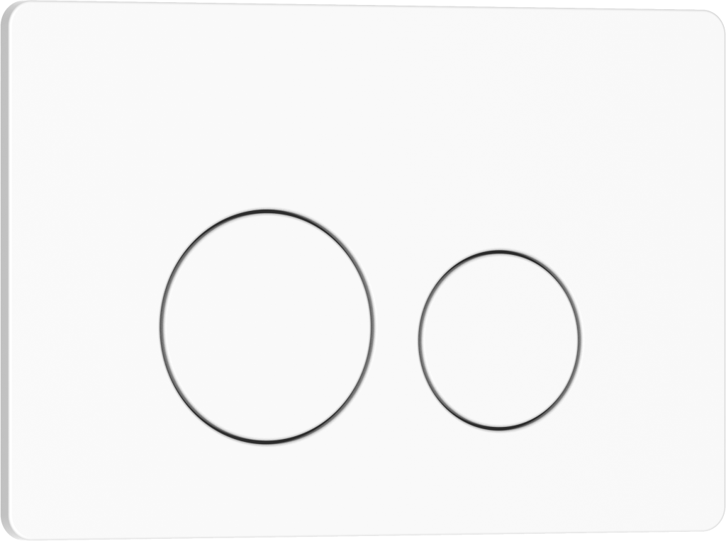 Клавиша смыва INOX-O Iberica Blanca белый мат.