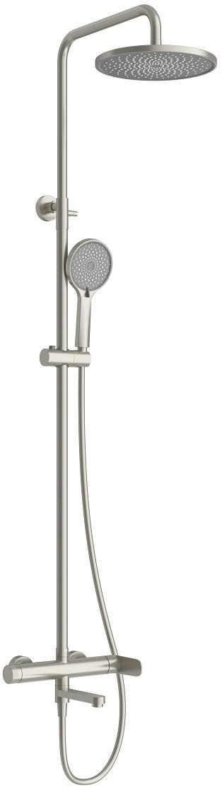 Смеситель с тропич.душем Cezares Stylus-CVD-IN сатин