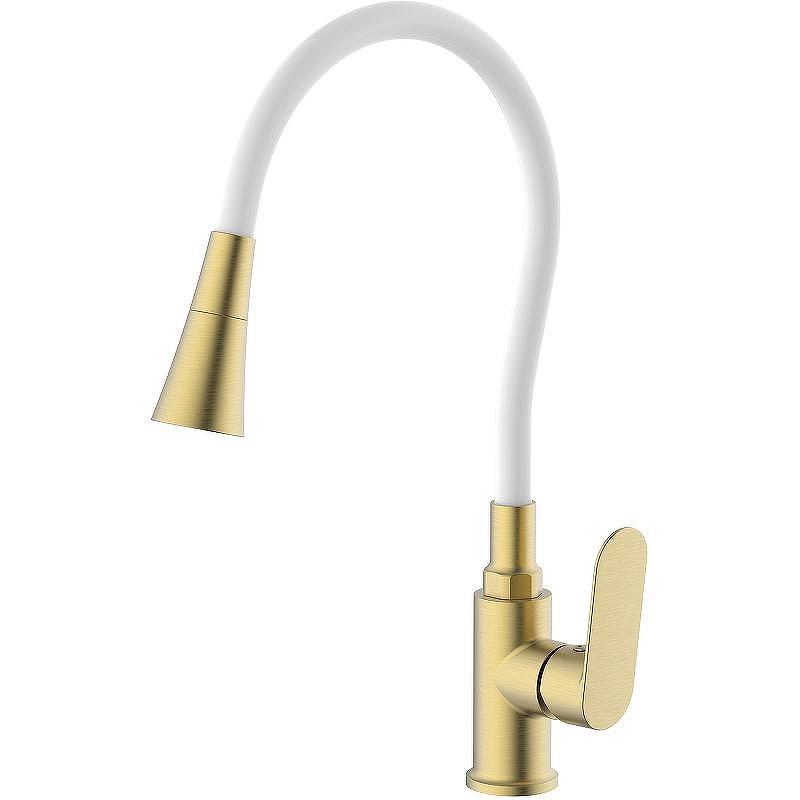Смеситель д/кухни S 41.43.03 сатин золотой