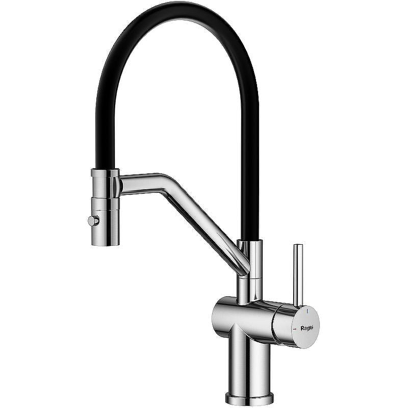 Смеситель д/кухни R86.41.05 на магните сатин