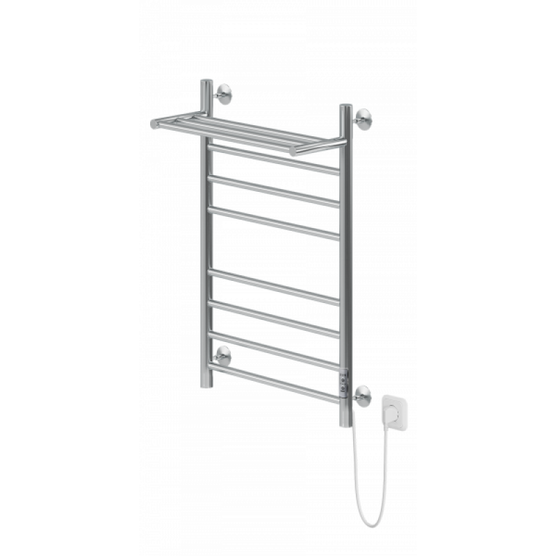 Полотенцесушитель NIKA ЭК WAY II (У) 80/50 с полкой электр.(RAL9005)