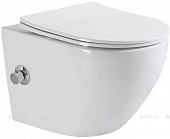 Унитаз подв.с биде BelBagno Uno BB3105CHR-BS/SC