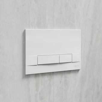 Комплект 3в1 инстал.Lemark Peneda+кнопка BIT бел.+ун.Glazer