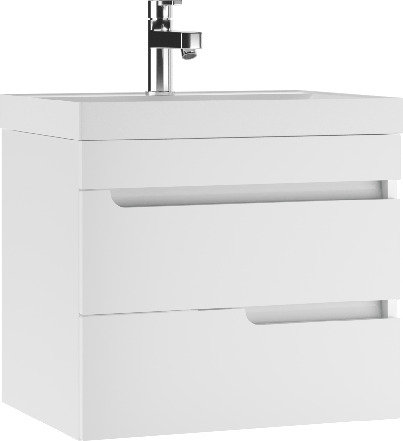 Тумба Веста 60 подв.бел.2ящ.