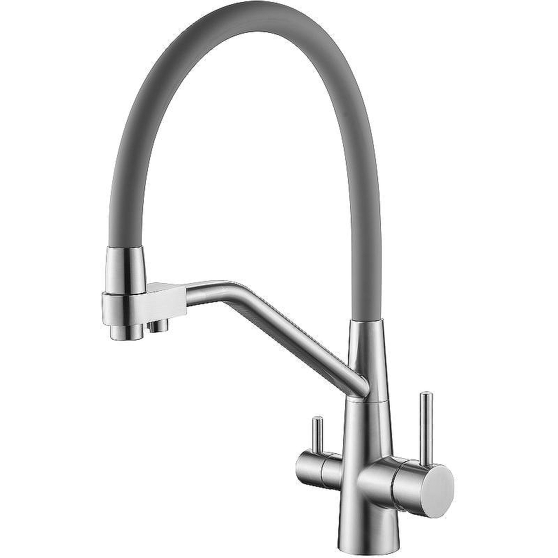 Смеситель д/кухни S71.62.05 с фильтром сатин