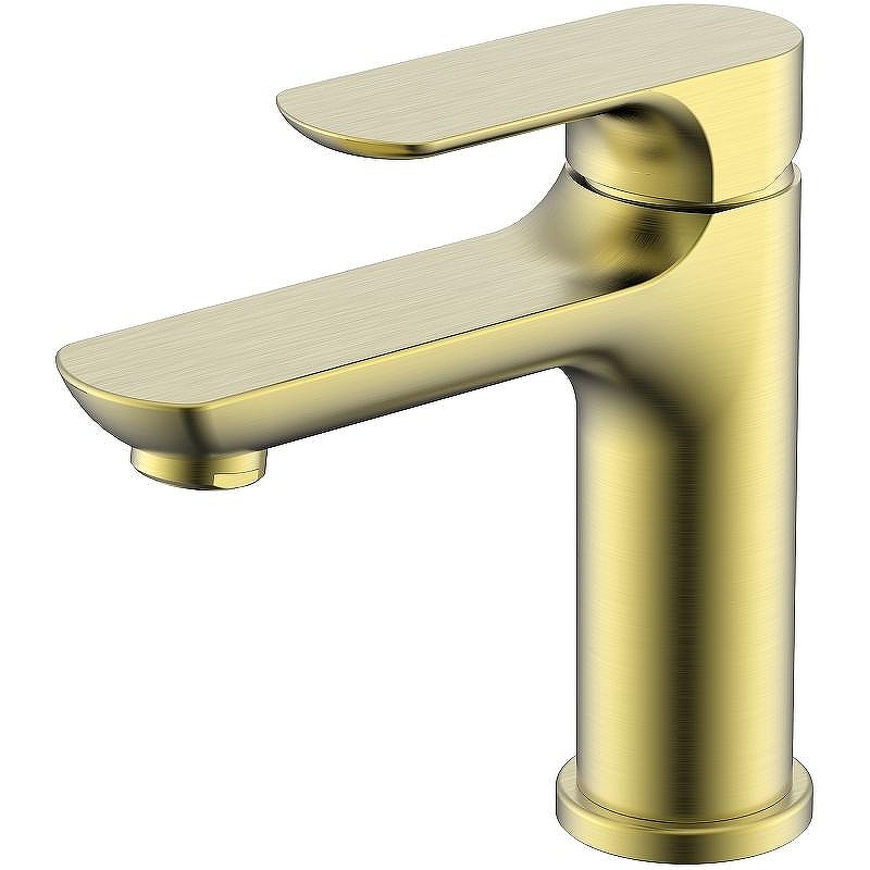 Смеситель д/умывальника R03.10.03 сатин зол.