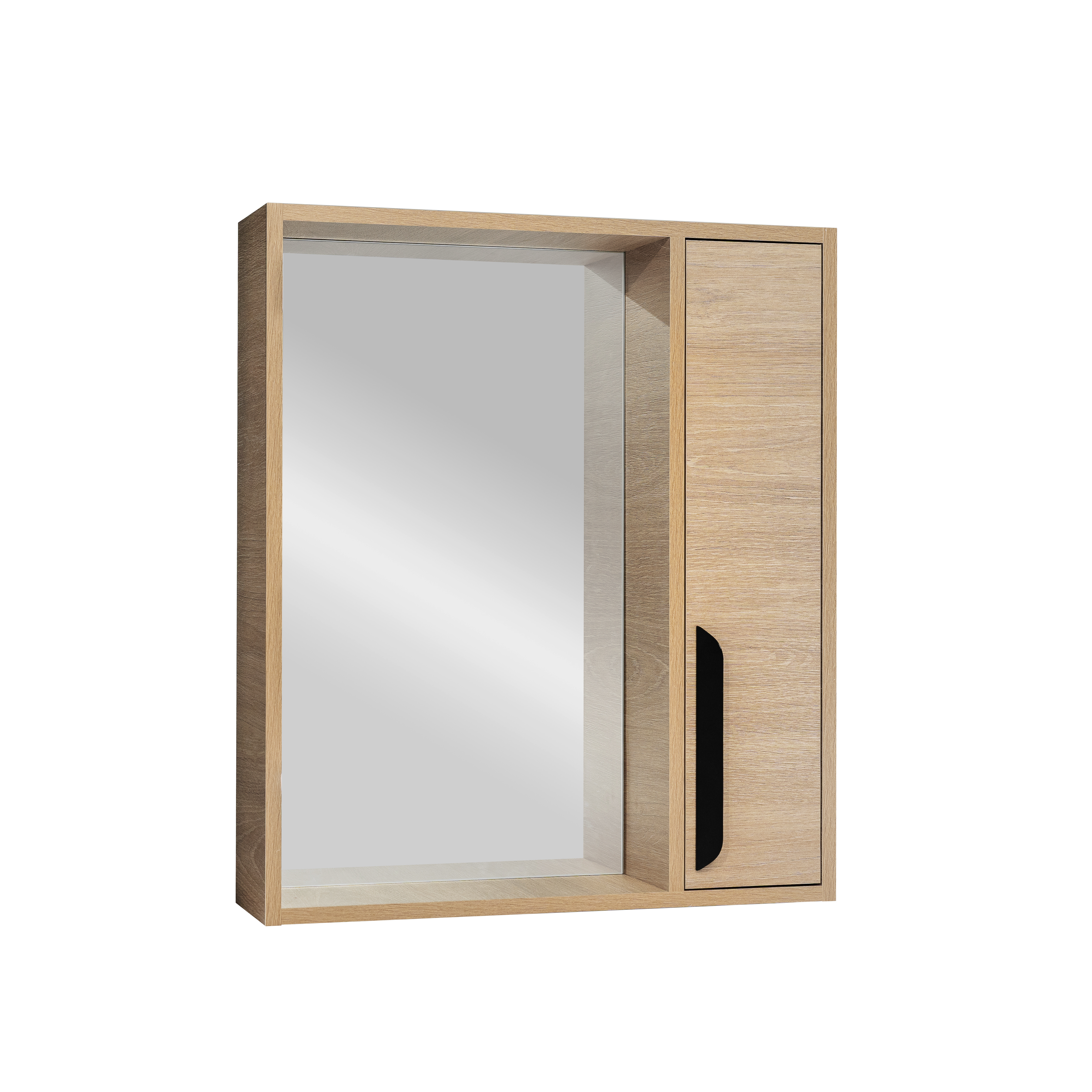 Зеркало-шкаф Кёльн 60 светлое дерево