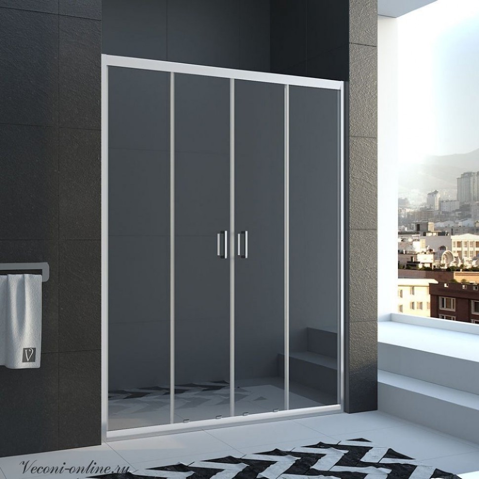 Душевая дверь Veconi 190 VN-45 (VN45-190-01-19C1) 6мм