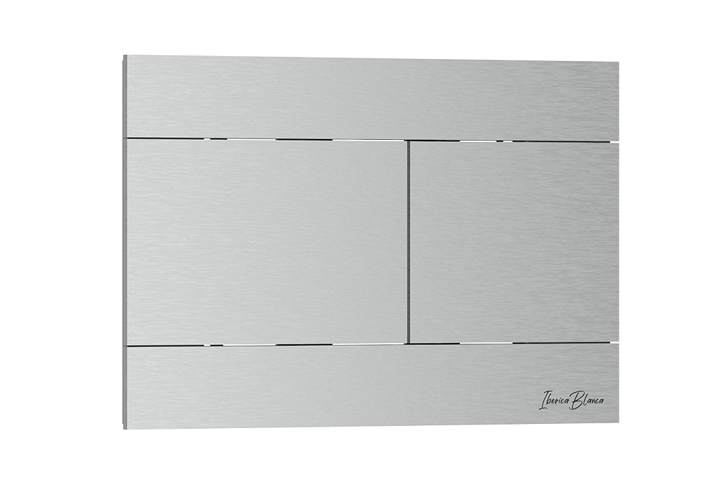 Клавиша смыва INOX-R Iberica Blanca хром мат.нерж.сталь