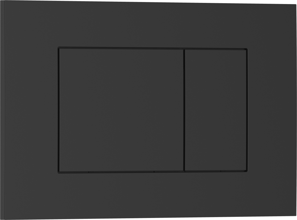 Клавиша смыва ESTI-S Iberica Blanca черн.мат АВС пластик