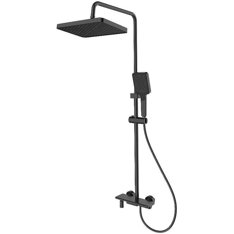 Смеситель с тропич.душем S52.24.06 черный