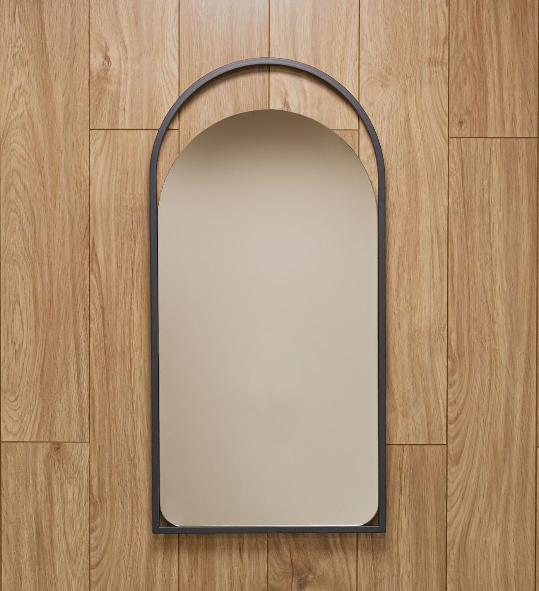 Зеркало Hanna 500*1000 мет.рама графит без подсвет.