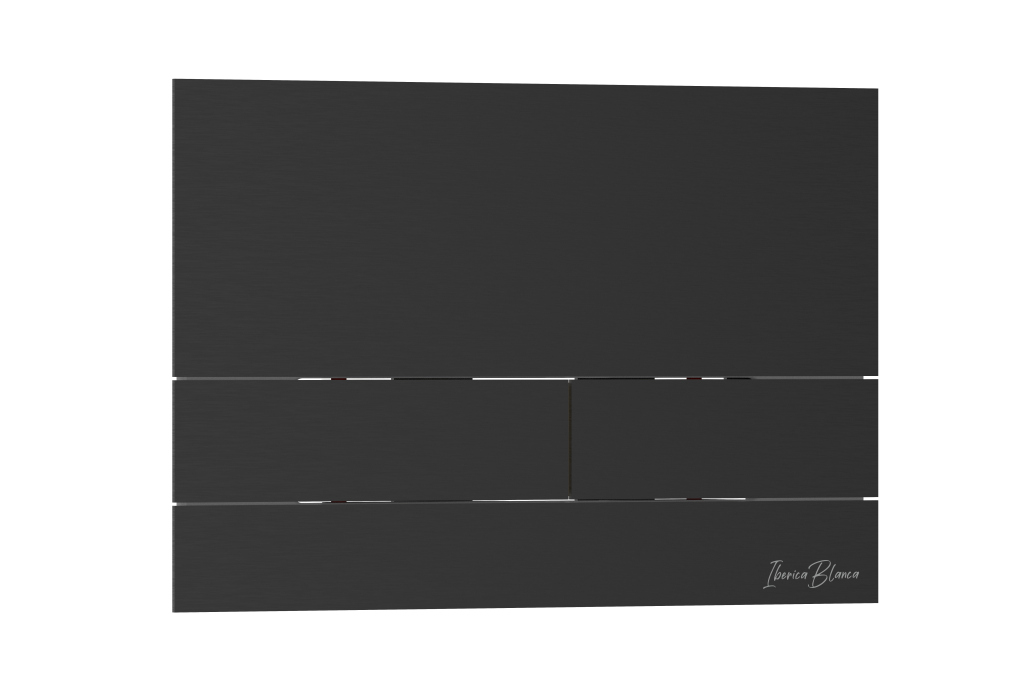 Клавиша смыва INOX-S Iberica Blanca черн.мат.нерж.сталь