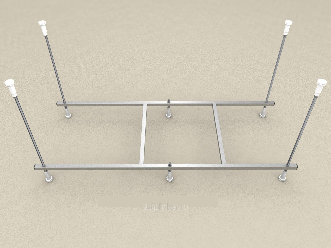 Каркас к ванне Ника 170 см(шпильки) Акватек