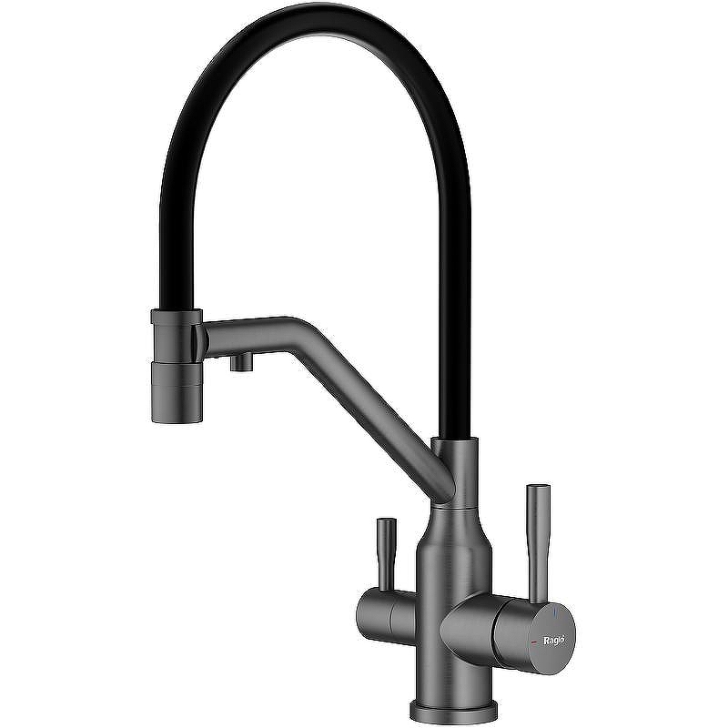 Смеситель д/кухни R81.62.09 с фильтром на магните графит