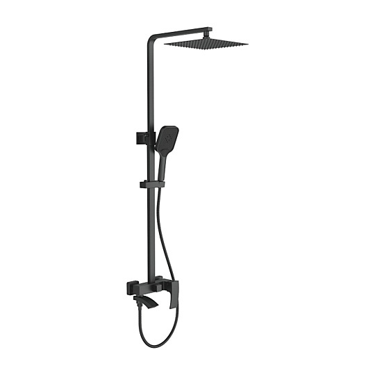 Смеситель с тропич.душем K 19114В черный