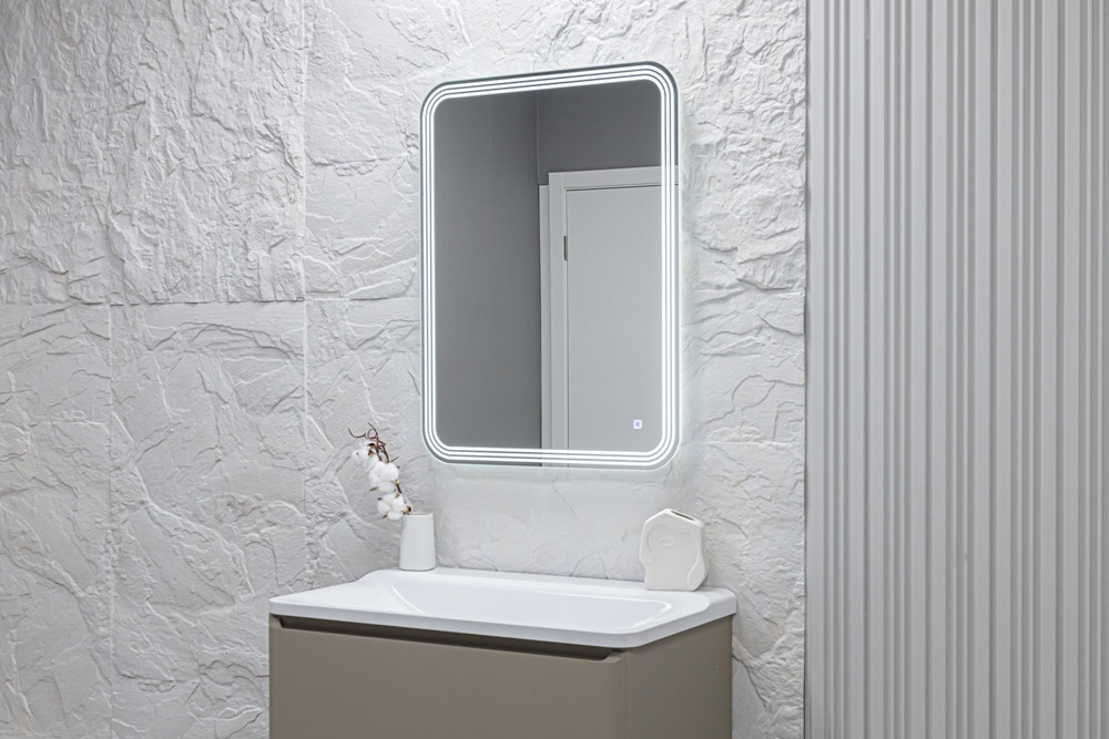 Зеркало Mary-S 600*800 бегущ.подсв,гор/верт.крепл.