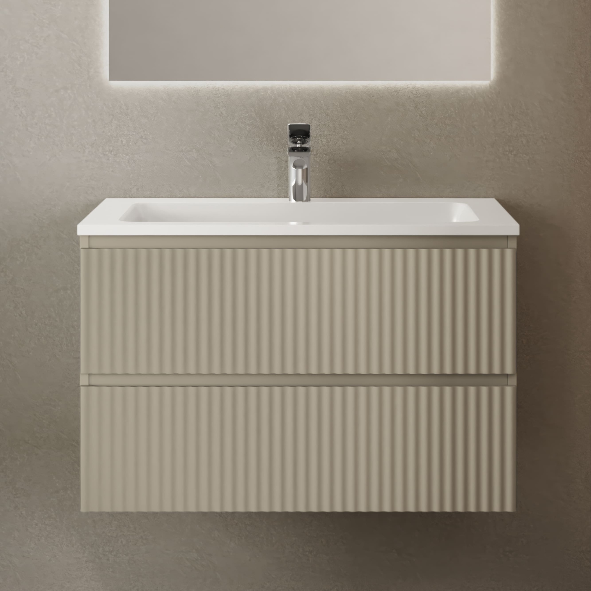 Тумба Coste 80 подв.светло-коричневая