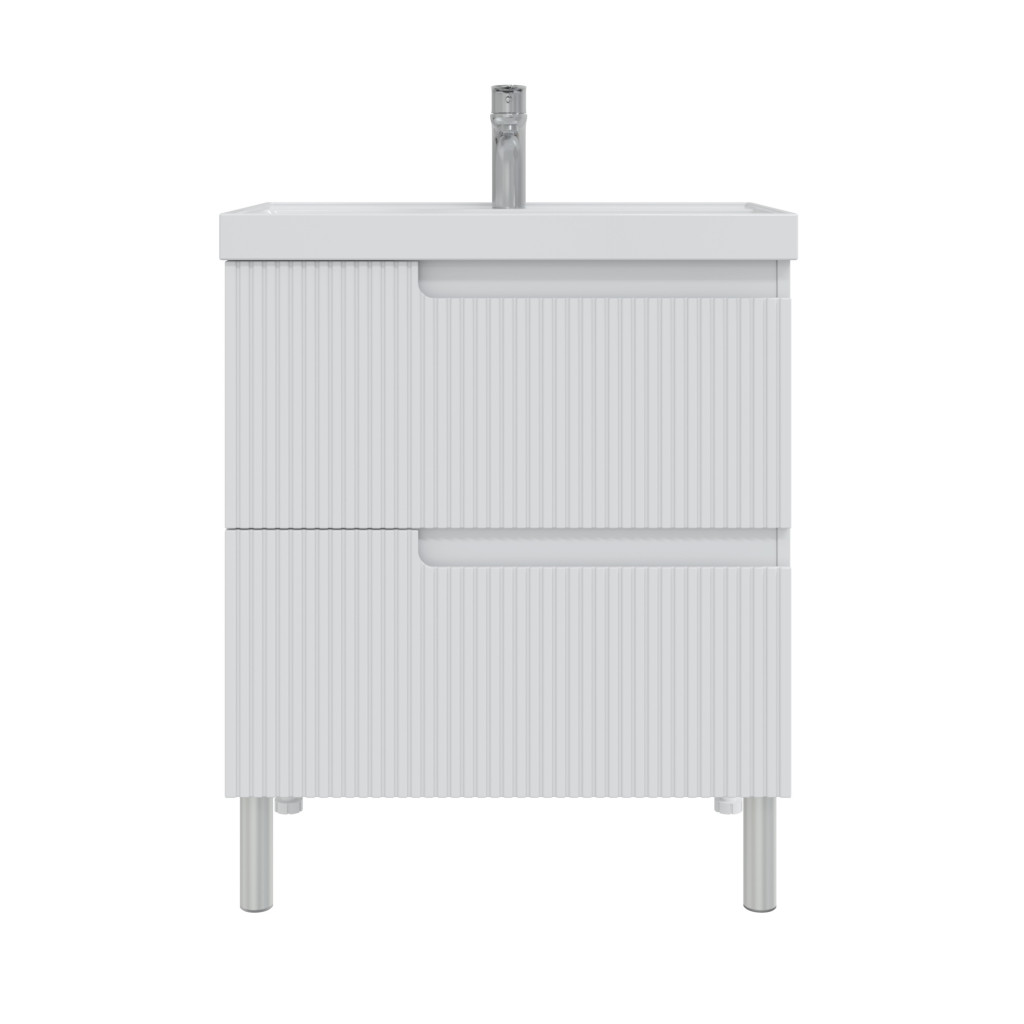 Тумба Альтаир 70 напольн.2ящ.бел.