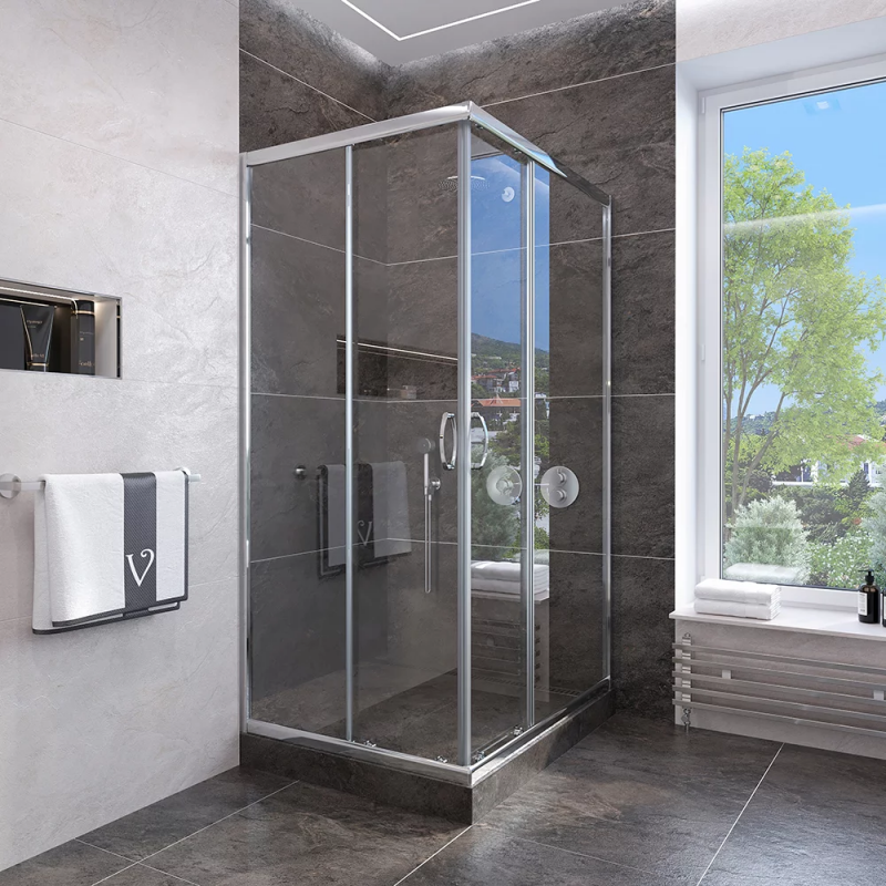 Душевой уголок Veconi 90*90 RV-11(RV11-90-01-C5) 6мм