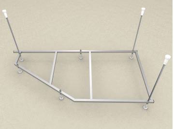 Каркас к ванне Дива 150 см унив.