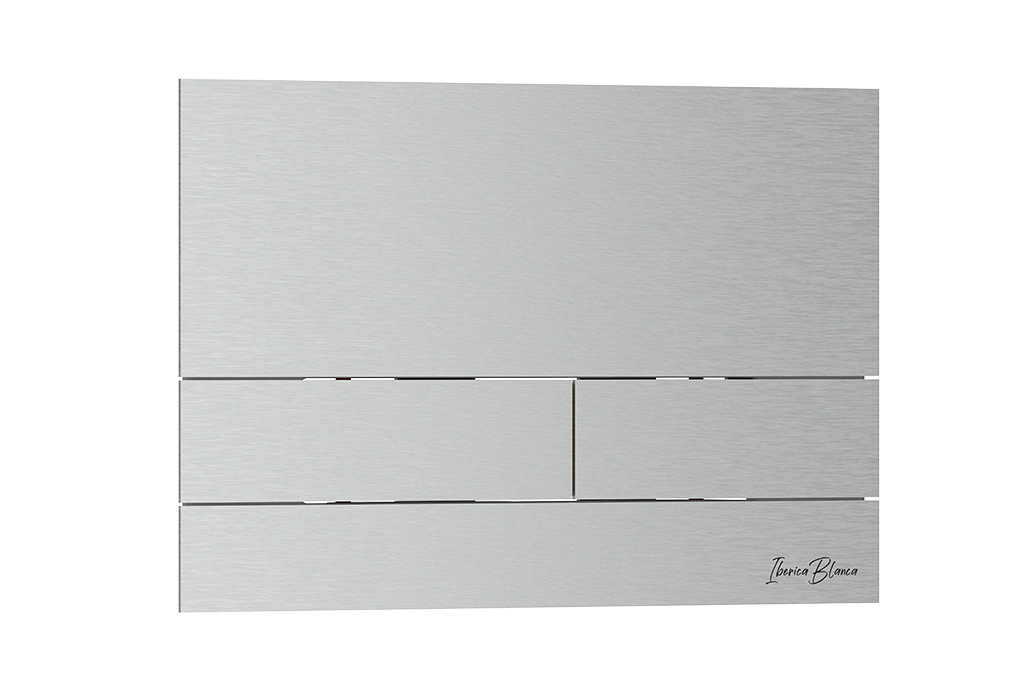 Клавиша смыва INOX-S Iberica Blanca хром мат.нерж.сталь