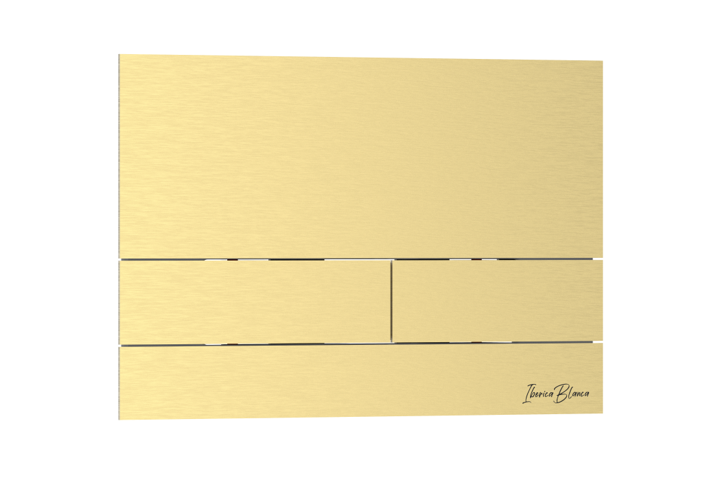 Клавиша смыва INOX-S Iberica Blanca зол.мат.нерж.сталь