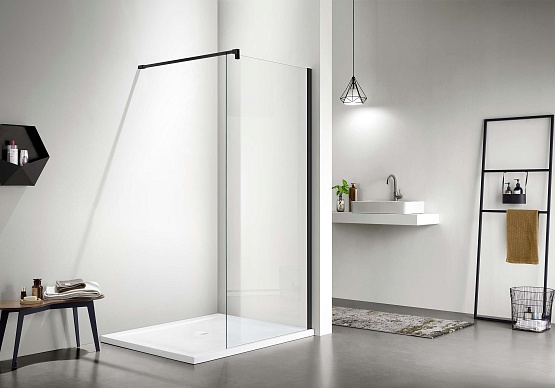 Душ.перегородка 80см Walk in Aquatek AQ WIW 08020BL черн.