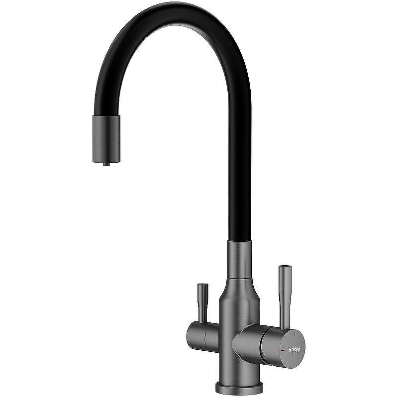 Смеситель д/кухни R81.64.09 с фильтром графит