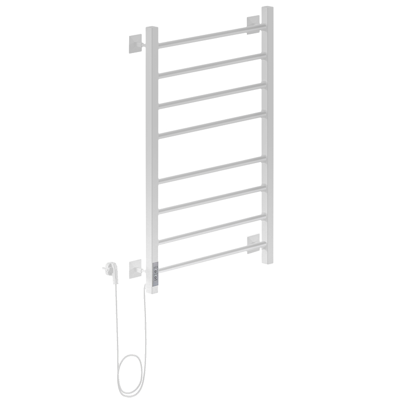 Полотенцесушитель NIKA STEP III 80/50 элект.тэн справа(RAL9016)бел.