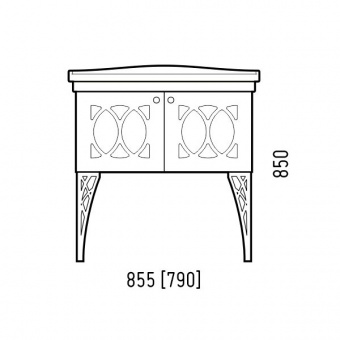 Тумба Таормина 85