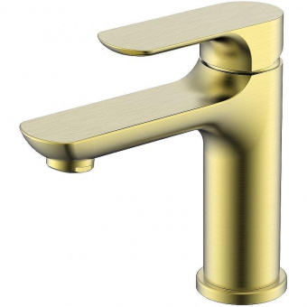 Смеситель д/умывальника R03.10.03 сатин зол.