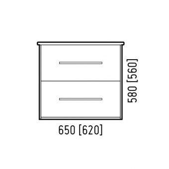 Тумба Гольф 65 подв. пайн*