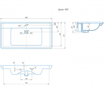 Умывальник Дуглас 1050