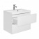 Тумба МАНХЭТТЕН 60см подв.2ящ.(белый матовый)