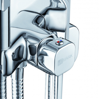 Смеситель с гигиенич.душем LM 7165C Solo встраив.хром