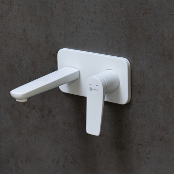 Смеситель д/умывальника LM 3726MW Bronx встраиваемый