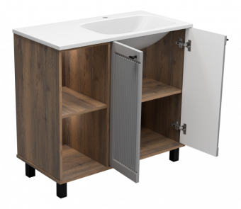 Тумба LUMUS 90 напольн.правая