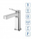 Смеситель д/умыв.BelBagno Albano-LVM-CRM-WO хром