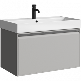 Тумба Pure 80 T8/SH подв.серый туман (рак.Вилис 810)