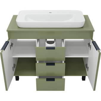 Тумба ENFIDA 100 напольн.зел.мат.