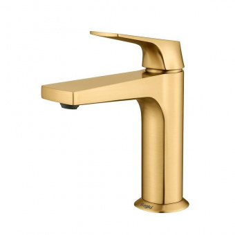 Смеситель д/умывальника R07.10.03 сатин зол.