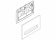 Кнопка смыва BelBagno Marmi BB009-MR-Bianco белая