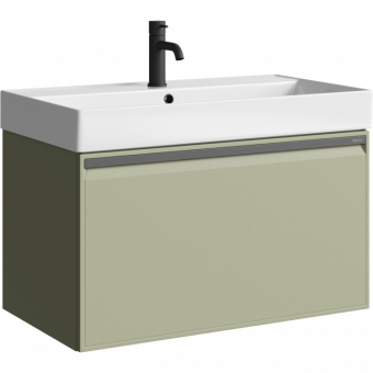 Тумба Pure 80 T8/SH подв.шалфей зелён.(рак.Вилис 810)