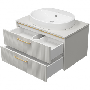 Тумба ELCHE 80 подв.сер.кашемир