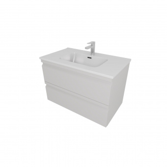 Тумба Вега 80 подв.сер.туман AQ77080-LG+рак.AQ0480-00